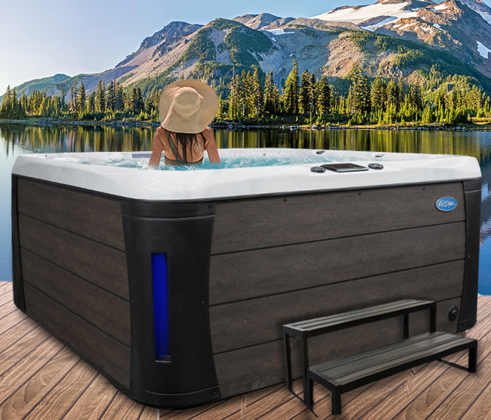 Calspas hot tub being used in a family setting - hot tubs spas for sale Normal